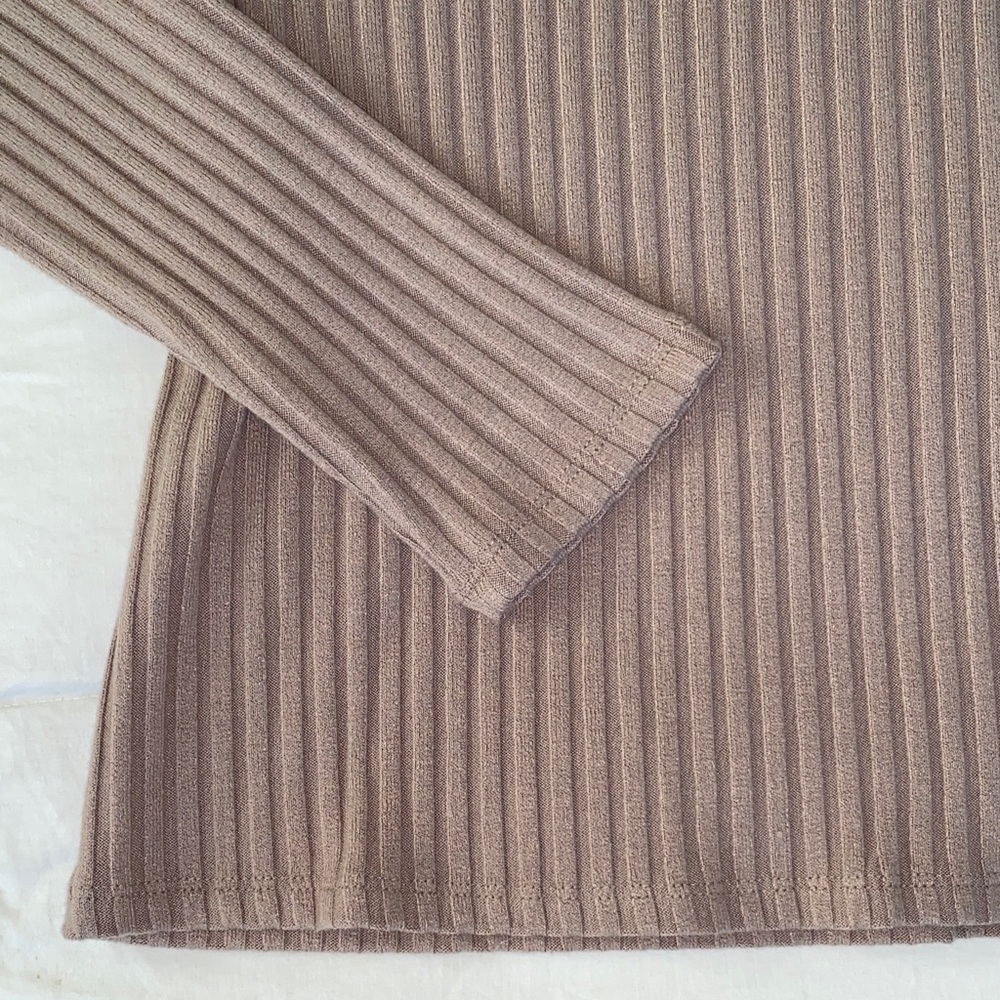 Liverpool Ribbed Long Sleeve Sweater,SM - Picture 5 of 8